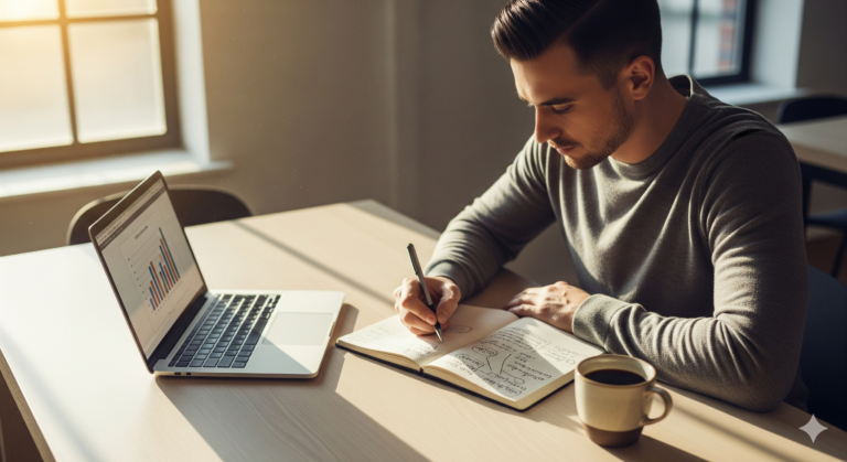 personas evaluando ideas de negocio rentables con poca inversión